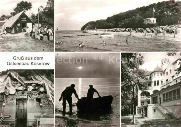 Koserow Ostseebad Usedom FDGB Erholungsheim Uns Fischerstuw Stra