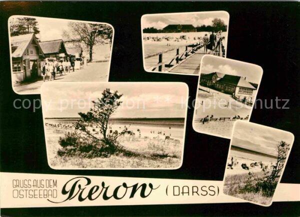 Prerow Ostseebad Teilansichten Strand
