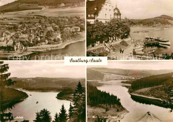 Saalburg Saale Panorama Schiffsanleger Luchsfelsblick