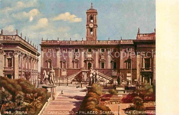Roma Rom Campidoglio Palazzo Senatorio Ora Comun