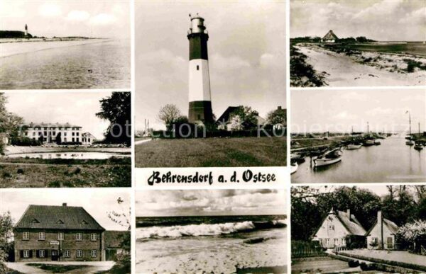 Behrensdorf Ostsee Hafen leuchtturm Restaurant Pension Eri