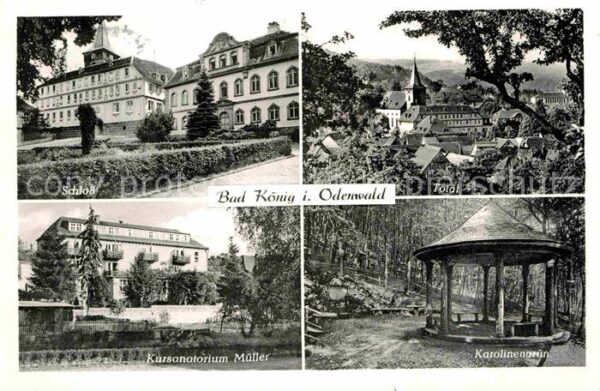 Bad Koenig Odenwald Schloß Kursanatorium Müller Karolinengr