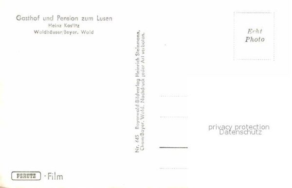 Waldhaeuser Neuschoenau Gasthaus Pension zum Lusen Heinz Koslit – Bild 2