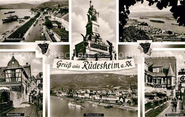 Ruedesheim Rhein Niederwald-Denkmal Rheinstrasse Drossel