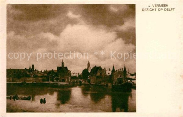 Delft Partie am Wasser