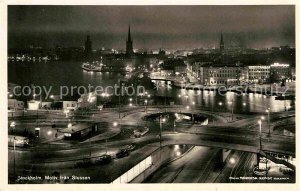 Stockholm Motiv fran Slussen