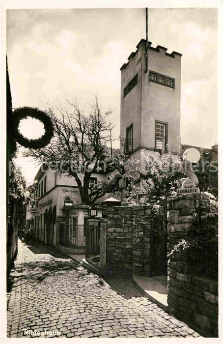 Ruedesheim Rhein Altstadtpartie