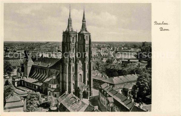 Breslau Niederschlesien Dompartie