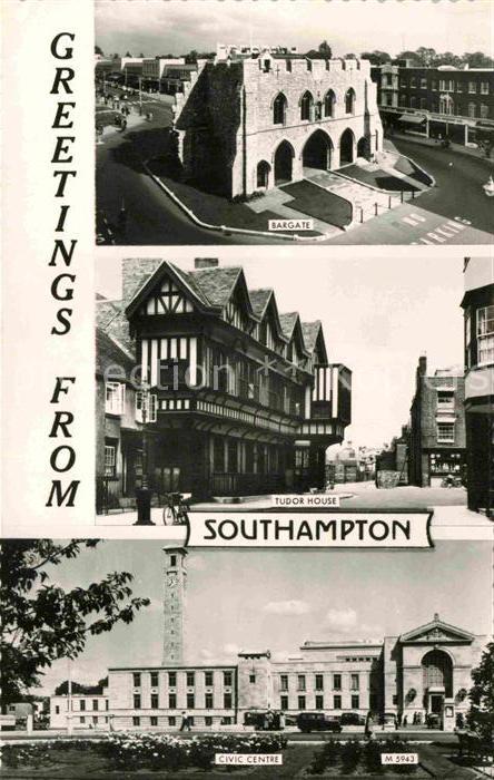 Southampton Bargate Tudor-House Civic-Centre