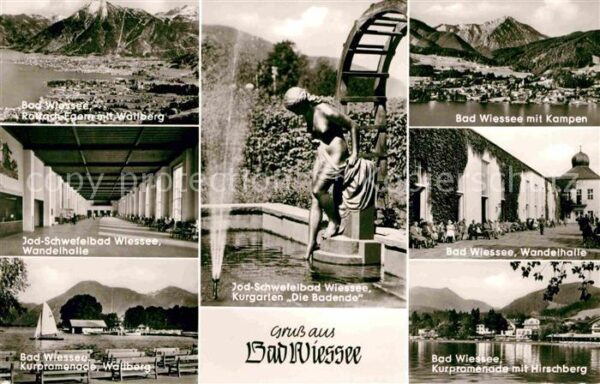 Bad Wiessee Fliegeraufnahme Rottach-Egern mit Wallb