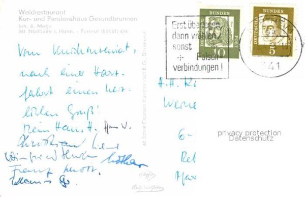 Wertheim Main Waldrestaurant Kur- und Pensionshaus Ge – Bild 2