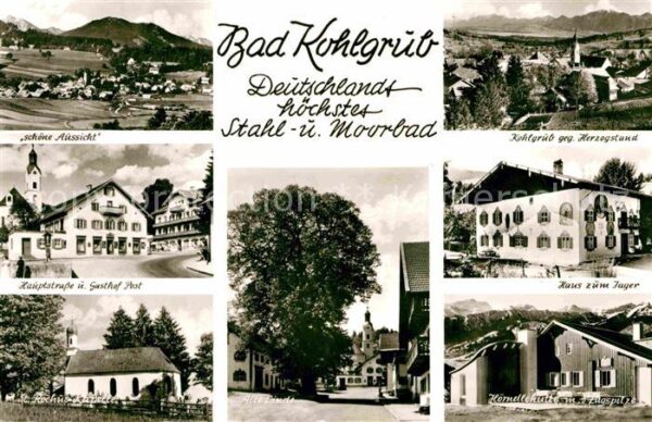 Bad Kohlgrub gegen Herzogenstand Haus zum Jäger Gast