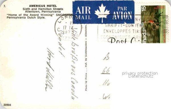 Allentown Pennsylvania Americus Hotel – Bild 2