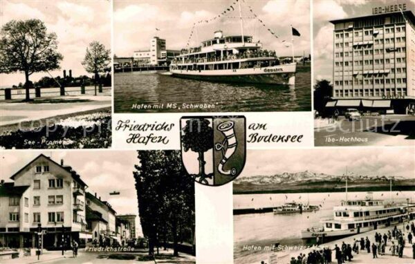 Friedrichshafen Bodensee Iba-Hochhaus Hafen Friedrichstraße Seep