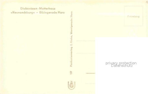 Elbingerode Harz Diakonissen-Mutterhaus Neuvandsburg – Bild 2