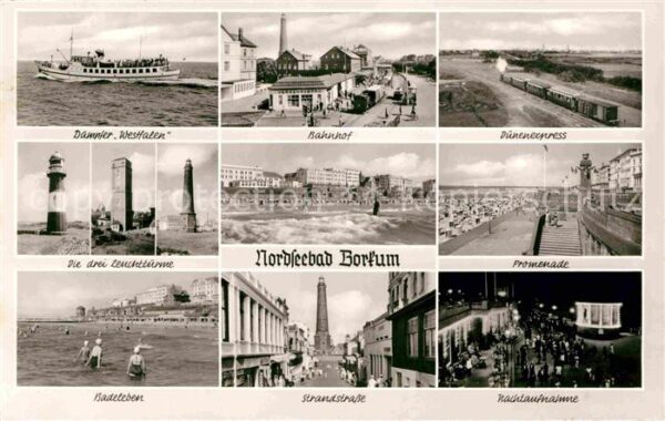 Borkum Dünenexpress Bahnhof Strandstraße
