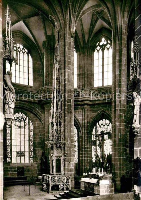 Nuernberg St. Lorenzkirche innen Sakramentshäusch