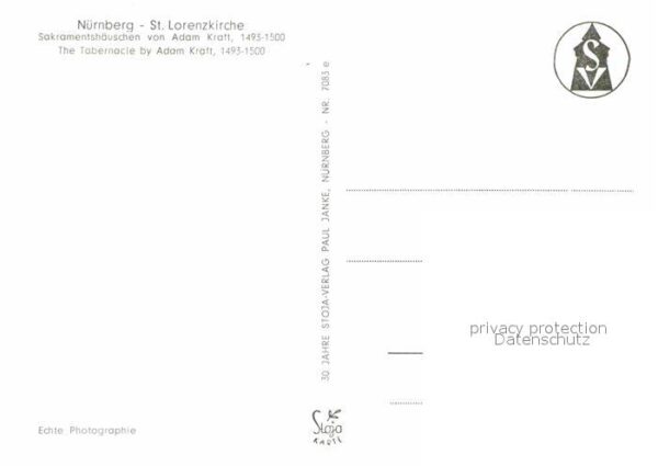 Nuernberg St. Lorenzkirche innen Sakramentshäusch – Bild 2
