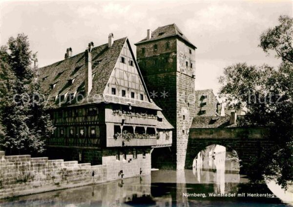 Nuernberg Weinstadel mit Henkersteg