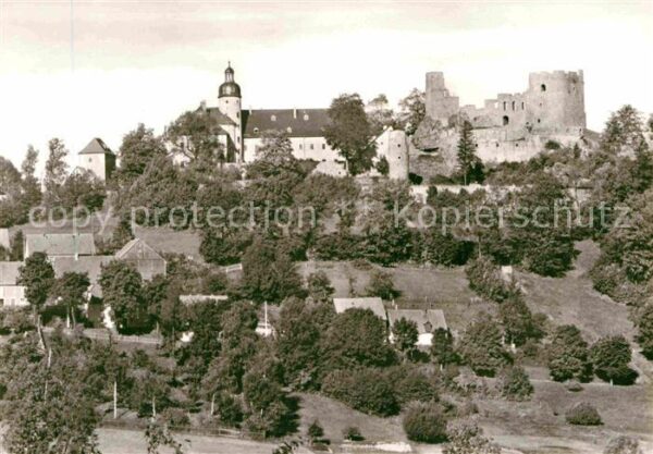 Frauenstein Sachsen Schloß und Burgruine