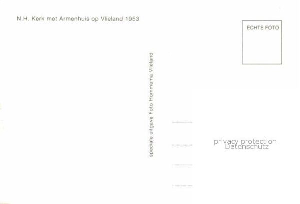 Vlieland N.H. Kerk met Armenhuis – Bild 2