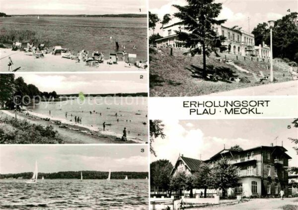 Plau Mecklenburg Plauer See Seelust Erholungsheim Otto B