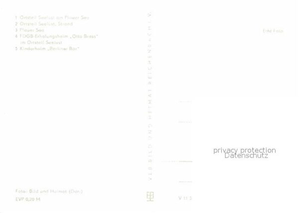 Plau Mecklenburg Plauer See Seelust Erholungsheim Otto B – Bild 2