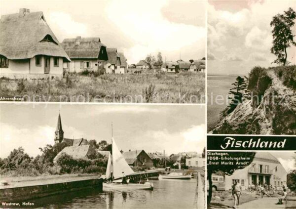 Dierhagen Ostseebad Fischland Wustrow Hafen Ahrenshoop Erho
