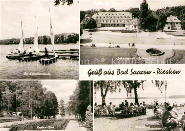 Bad Saarow-Pieskow Scharmützelsee Johannes R. Becher Platz