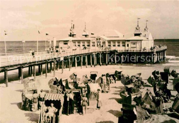 Ahlbeck Ostseebad Seebrücke Strand