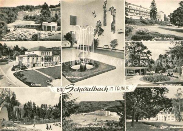 Bad Schwalbach Kurhotel Stahlbrunnen Badehaus Kursaal