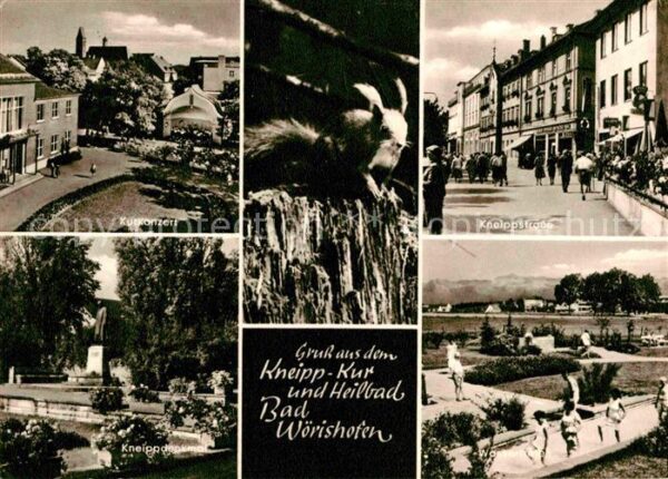 Bad Woerishofen Kneippstraße Kneippdenkmal Kurkonzert