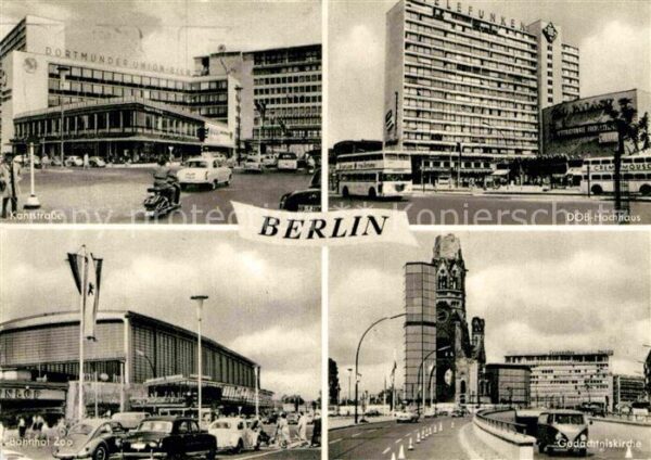 Berlin Kantstrasse DOB Hochhaus Bahnhof Zoo Ge