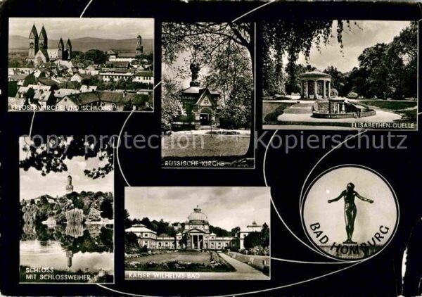 Bad Homburg Elisabethen Quelle Russische-Kirche Sch