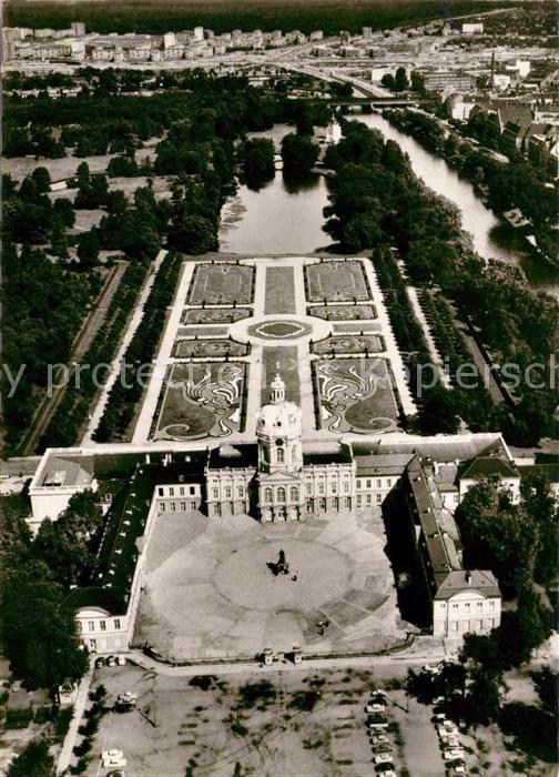 Charlottenburg Fliegeraufnahme Schloss mit Schlossgart