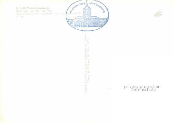Charlottenburg Fliegeraufnahme Schloss mit Schlossgart – Bild 2