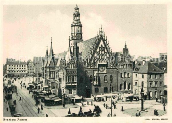Breslau Niederschlesien Rathaus