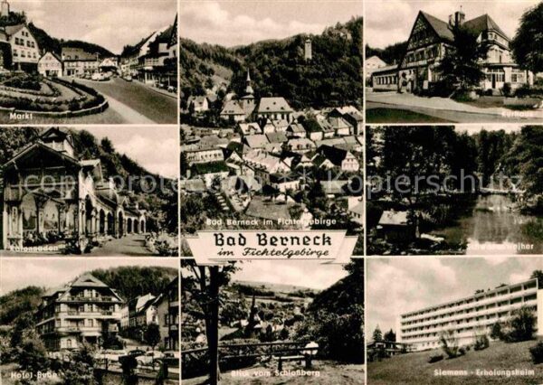 Bad Berneck Markt Kurhaus Kolonnaden Hotel Bube Sie
