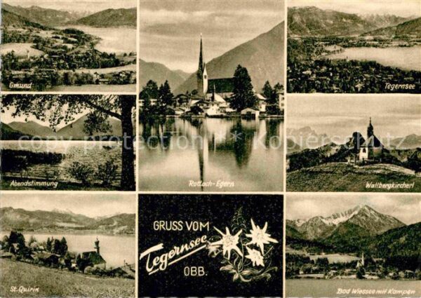 Rottach-Egern Tegernsee Wallbergkircherl St. Quirin B