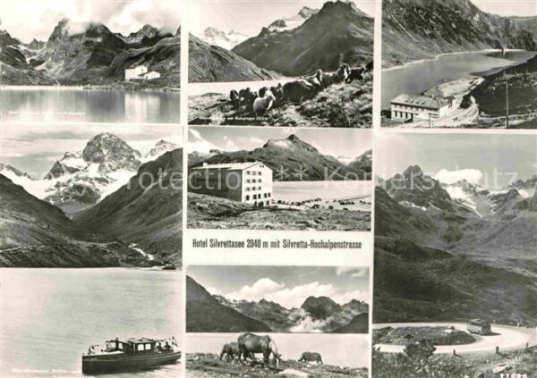Silvretta-Hochalpenstrasse Hotel Silvrettasee Seepartien