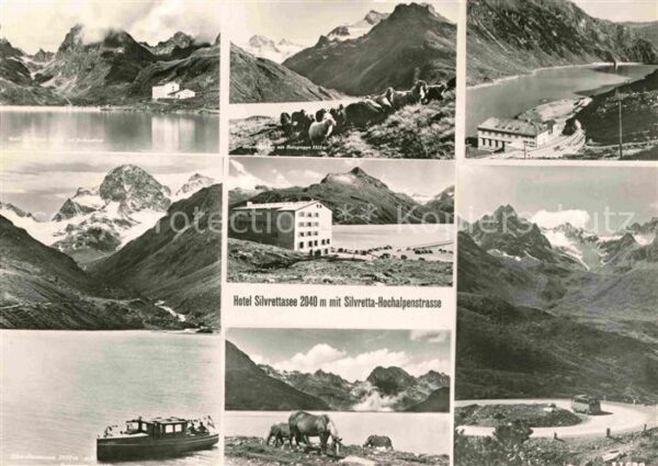 Silvretta-Hochalpenstrasse Hotel Silvrettasee Seepartien