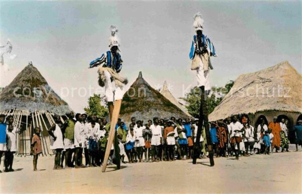 Tanz Taenzer Afrika Danseurs Echassiers