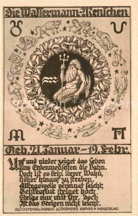 Sternzeichen Wassermann