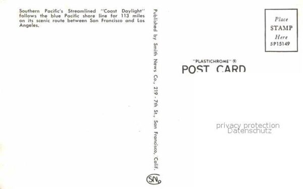 Eisenbahn Southern Pacific's Streamlined Coast Da – Bild 2