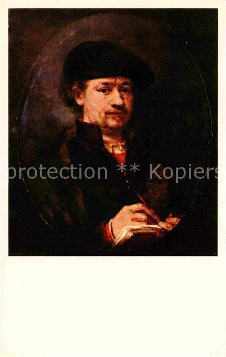 Rembrandt Self Portrait of the Artist Sketchin 16