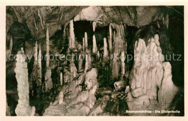 Hoehlen Caves Grottes Baumannshöhle Säulenhalle