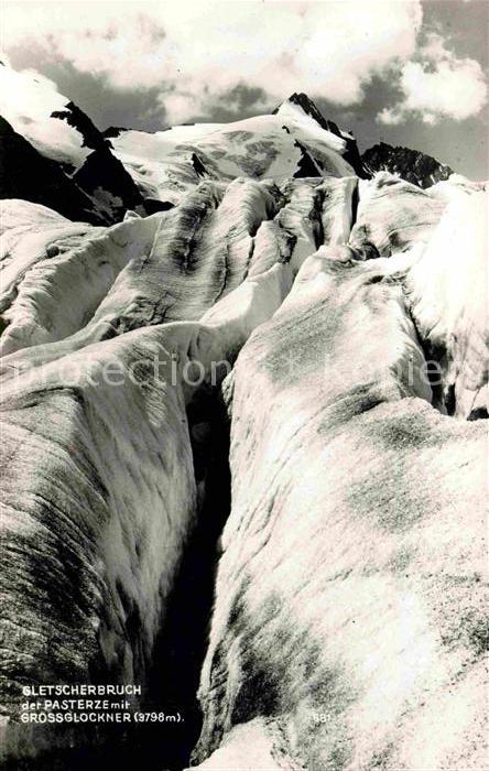 Gletscher Gletscherbruch Pasterze Grossglockner