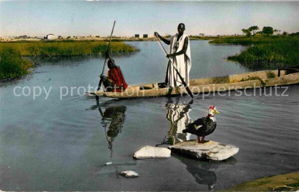Typen Afrika Lagune Boot