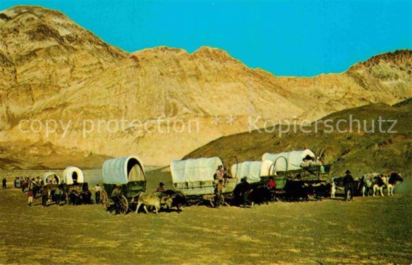 Pferdekutschen Wagon Train California