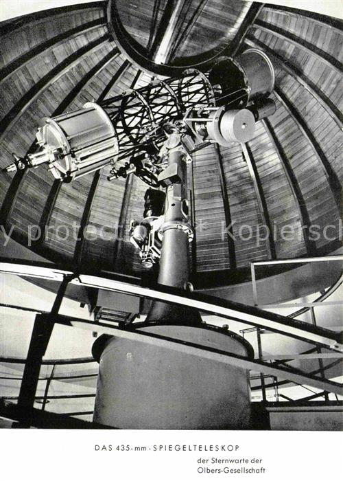 Sternwarte Urania Observatorium Olbers-Gesellschaft Spiegelteleskop